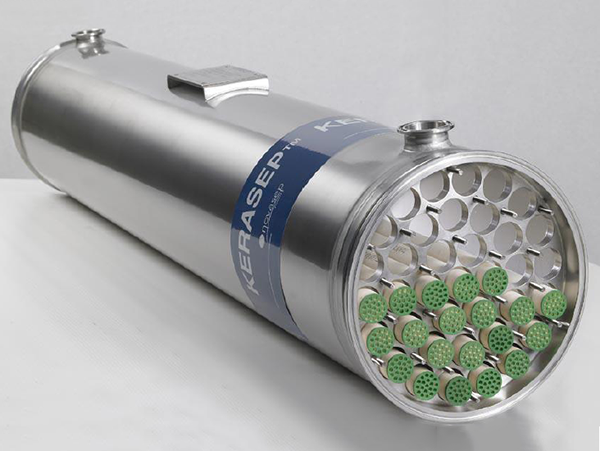 Ceramic membrane tube structure