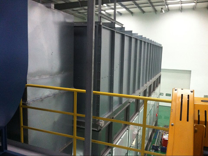 Shanghai FANUC robot spraying line test